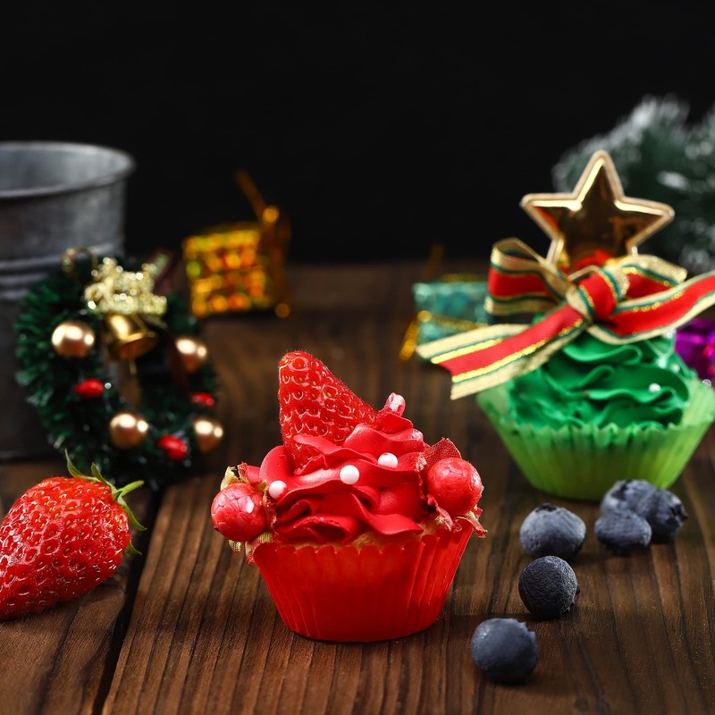 Non-Stick 400pcs Mini Cupcake Liners for Baking, Natural parchment mini muffin l gallery