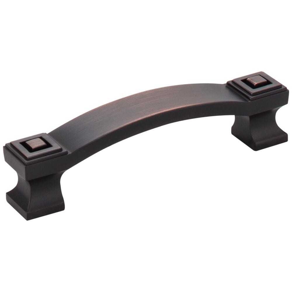 Brushed Oil Rubbed Bronze Delmar Square Cabinet Pull by Jeffrey Alexander gallery