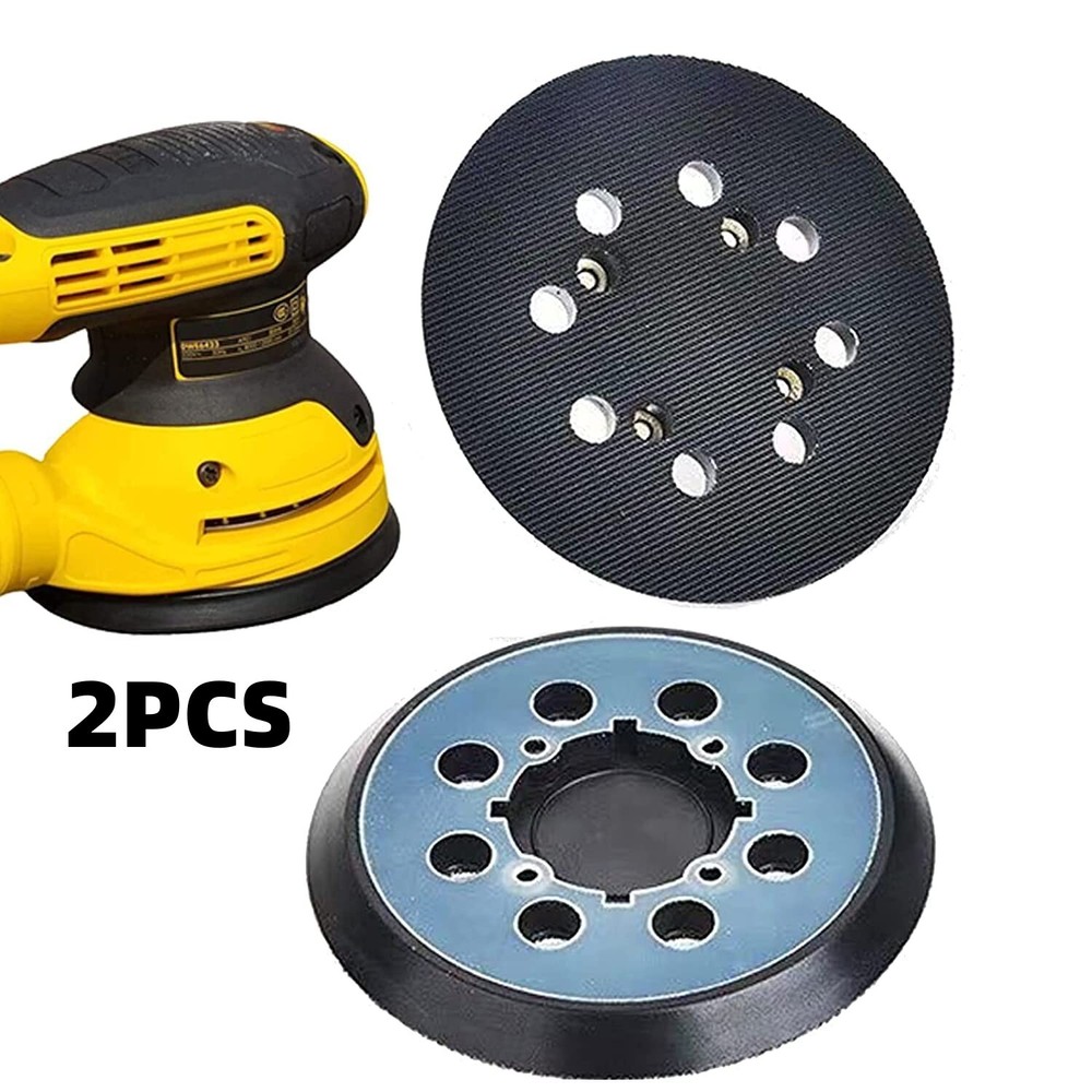 2PCS 5" 4-Screw Orbital Hook Loop Orbital Sander Pad for Dewalt DWE64233 N329079