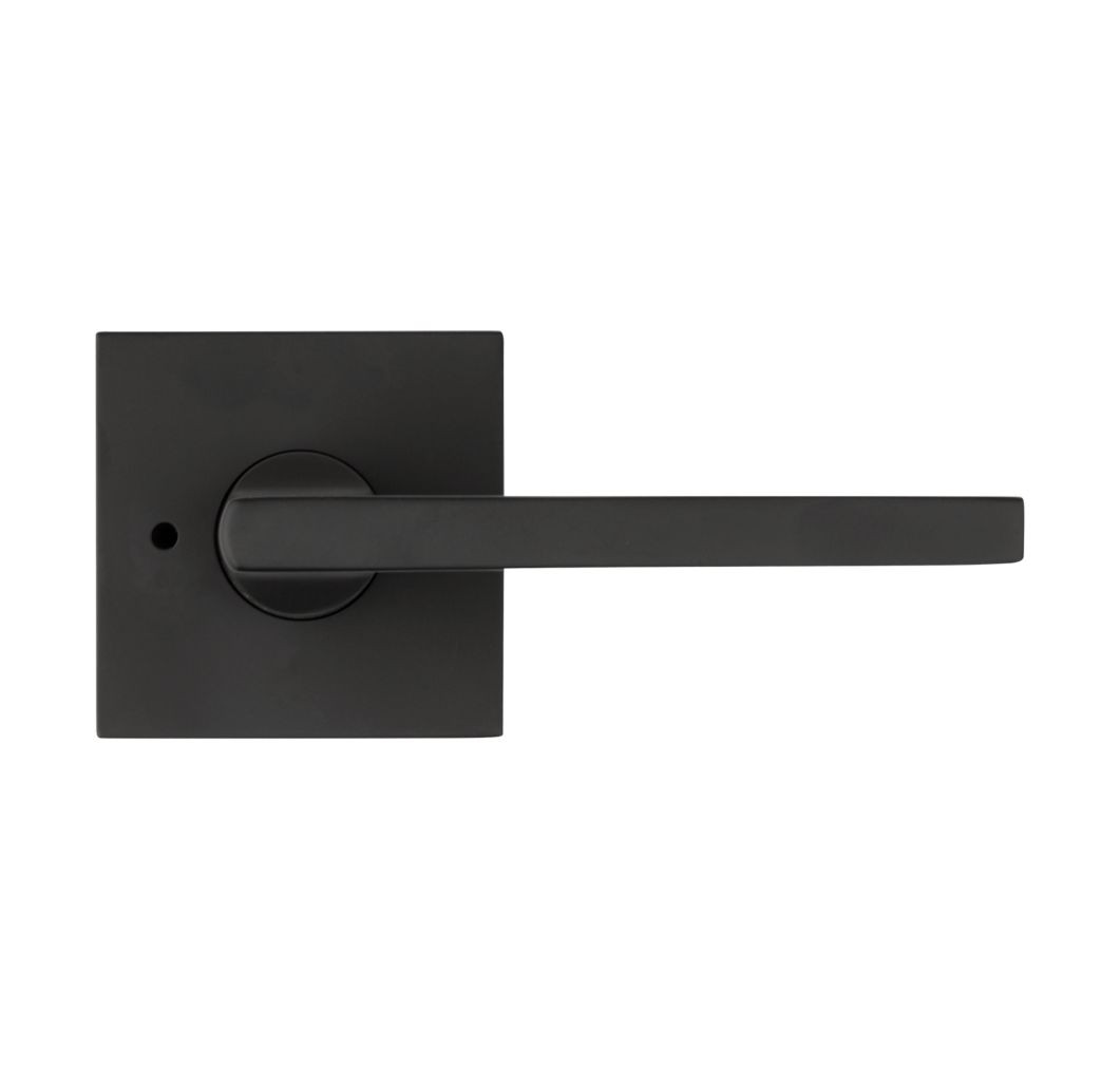 Baldwin Reserve PSSQUCSR190 Passage Square Lever Door Handle - Satin Black NIB gallery