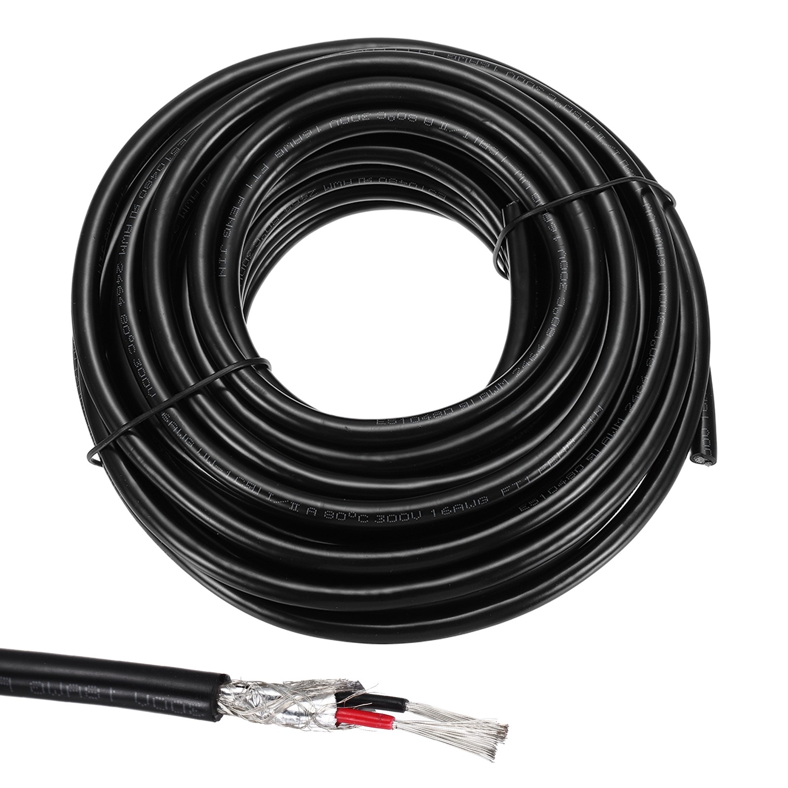 Shielded Cable UL2464 16AWG 9.14m (30 Ft) 2 Conductors CNC Wire gallery