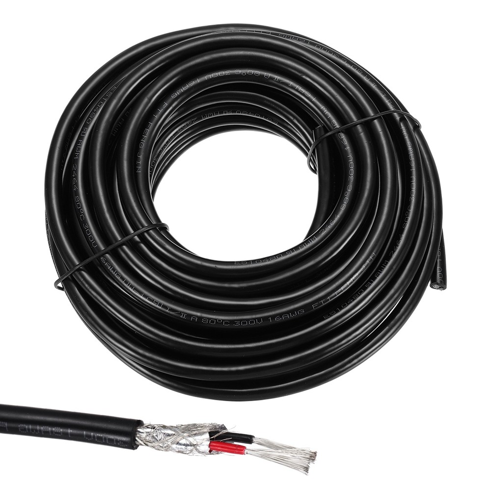 Shielded Cable UL2464 16AWG 9.14m (30 Ft) 2 Conductors CNC Wire
