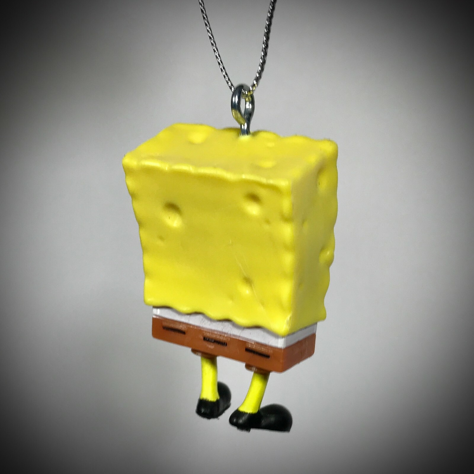 2" SPONGEBOB ORNAMENT yellow funny cartoon squarepant holiday gift christmas PVC gallery
