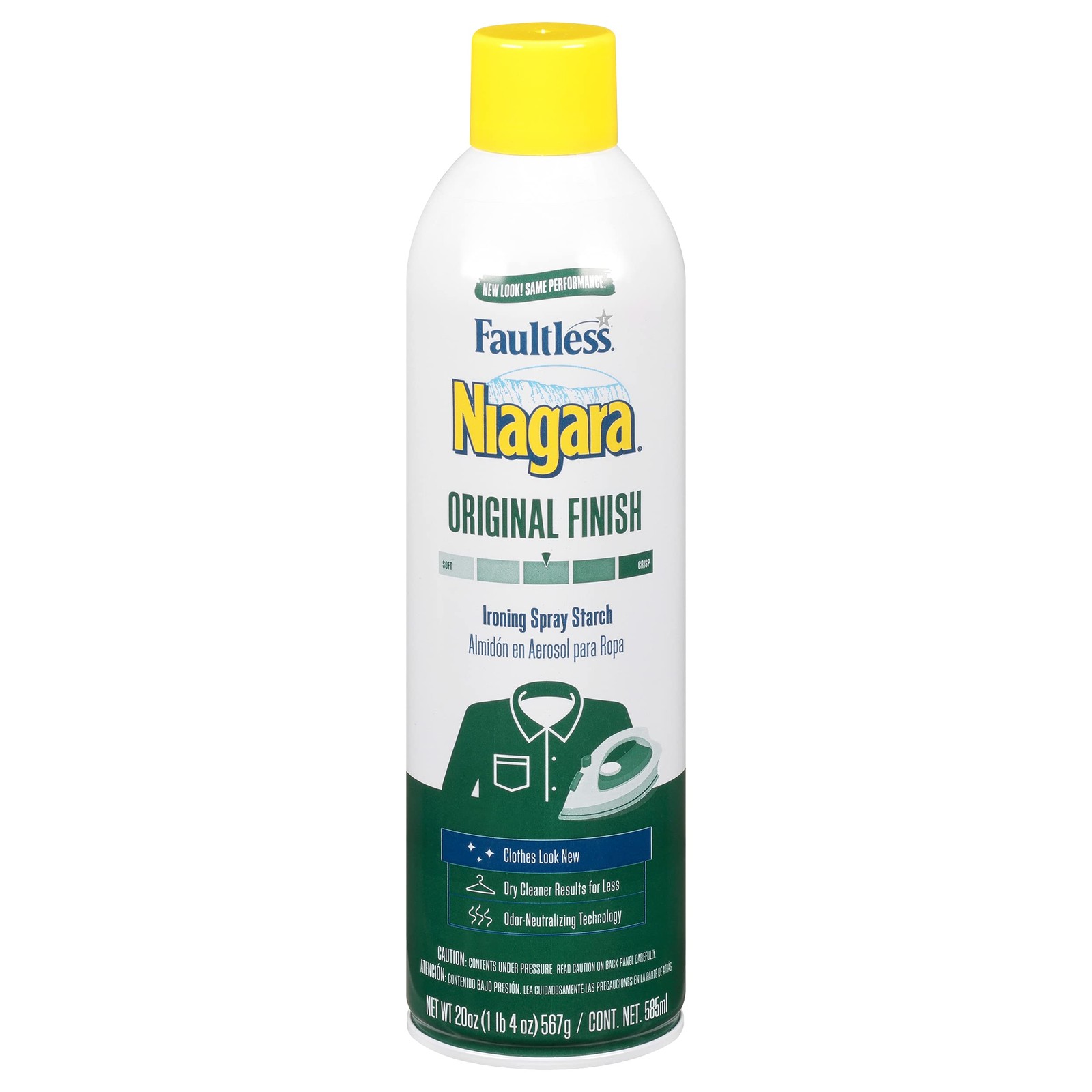 Faultless Niagara F17 08120 Spray Starch 1.25 Pound (Pack of 1), Green gallery