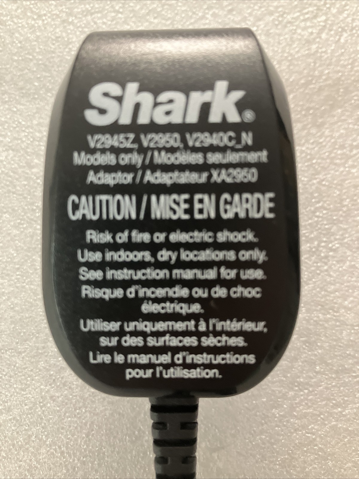 SHARK Original AC Power Adapter Sweeper Cord XA2950 for V2945Z, V2950, V2940C_N gallery