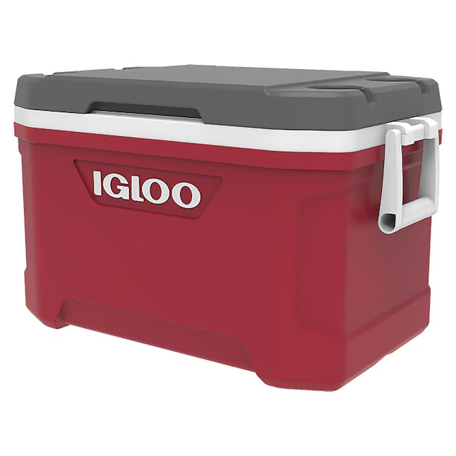 Igloo Latitude Red/gray 52 Quart(s) Hard Insulated Chest cooler-SALE gallery