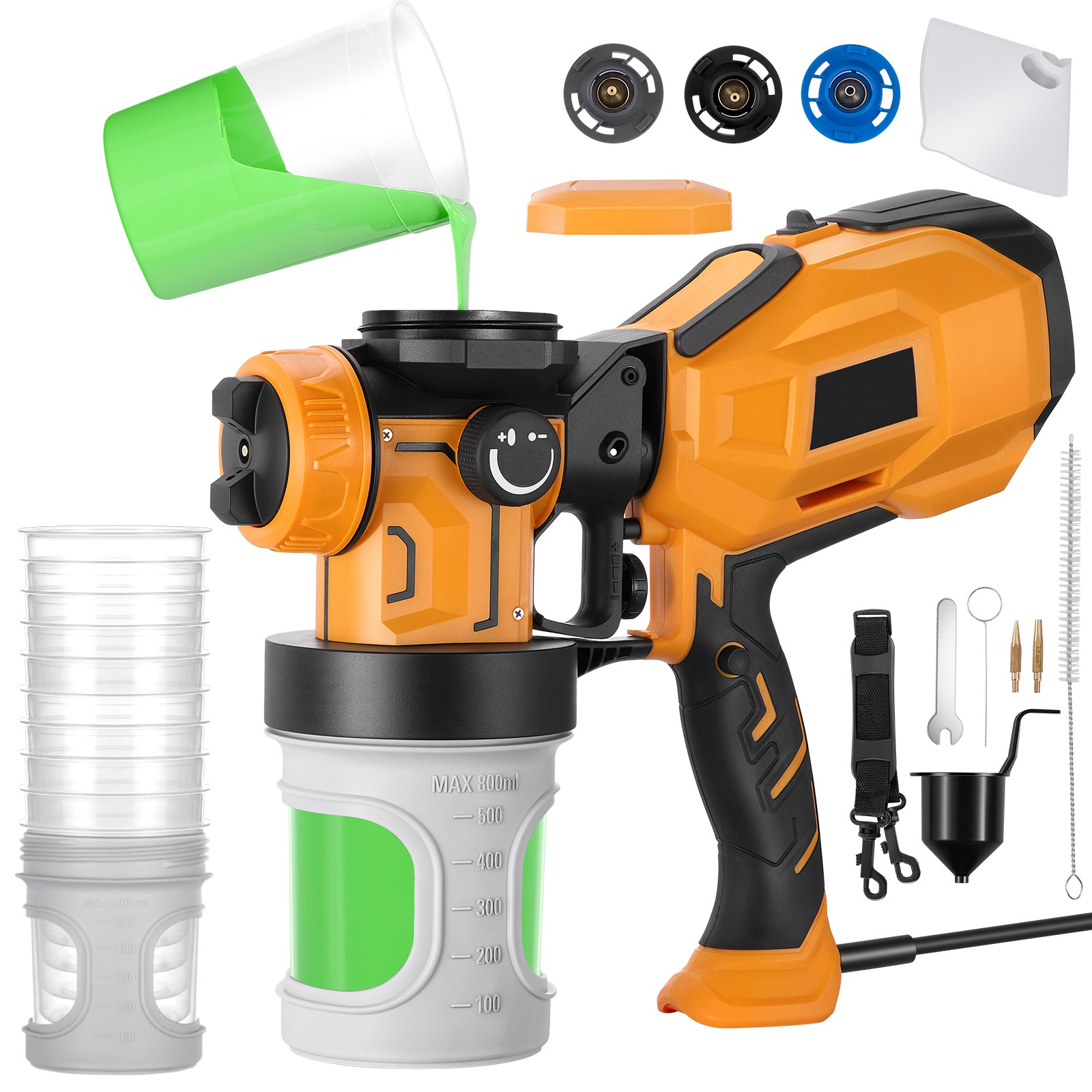 High Efficiency Paint Sprayer with 38000 RPM and 3 Patterns for Fast Painting gallery