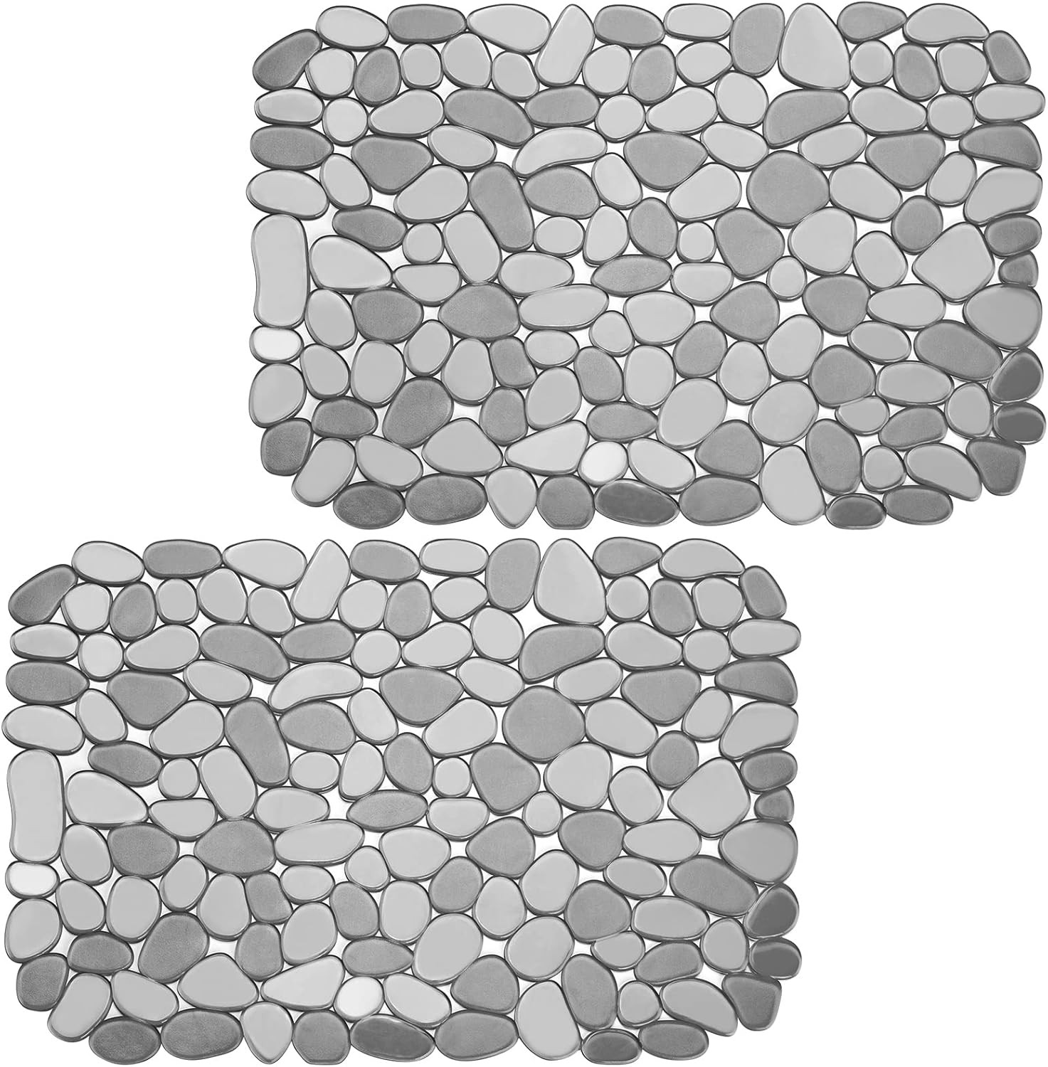 2 Pack Kitchen Sink Mat Pebble Sink Mats for Stainless Steel Sink, PVC Eco-frien gallery