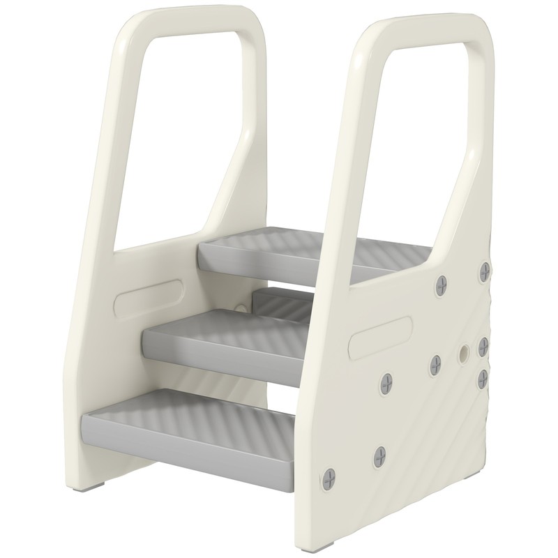 Toddler Tower, Adjustable 3 Step Kitchen Stool Helper for 2-5 Years gallery