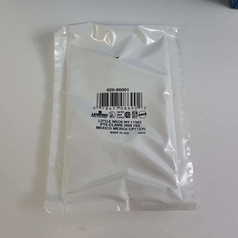 Leviton Wall Plate 86001 Ivory Toggle Switch Cover Switchplates PACK OF 40 gallery