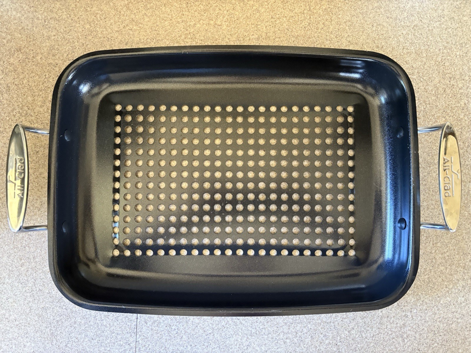 All-Clad Nonstick Outdoor Roaster 16x11x2in Grilling Pan Tray gallery