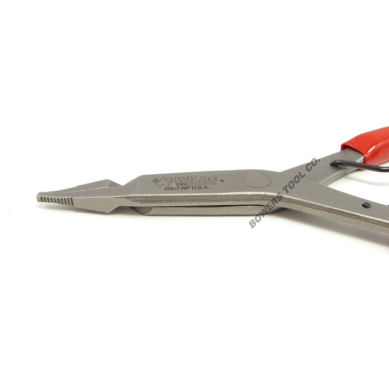 Wilde Tool 9” Right Angle & Straight Lock Ring Plier Set Snap Retaining USA MADE gallery