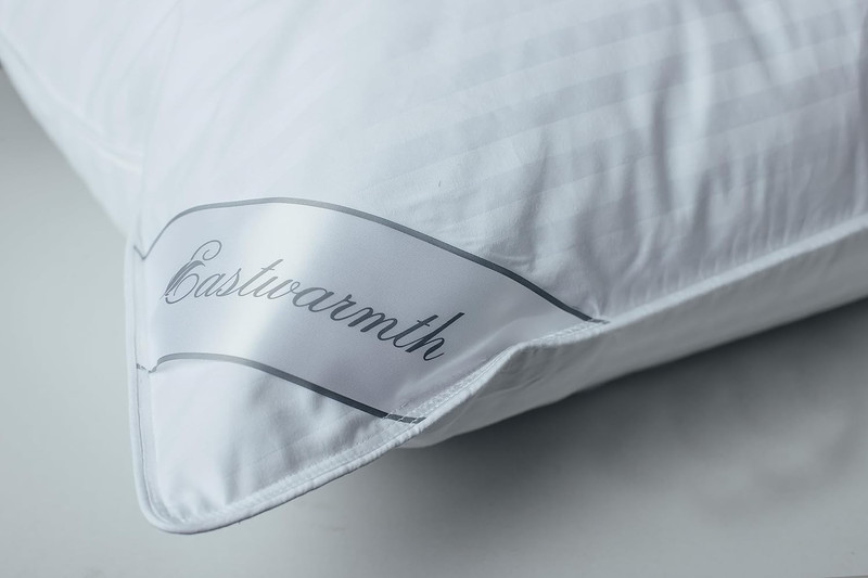 Goose down Feather Soft Pillows One Pillow 100% Cotton Supportive Bed Pillow Str gallery
