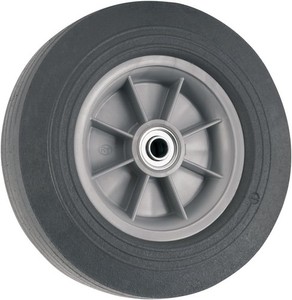 Airless 10-Inch Replacement Wheel - 300 lb Load Capacity, Stylish Gun Metal gallery