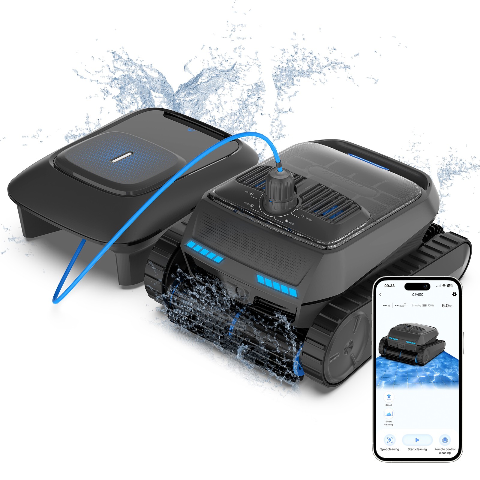 AIRROBO CP400 Pool Cleaner Vacuum Robot & Pool Skimmer for Above Inground Pools gallery