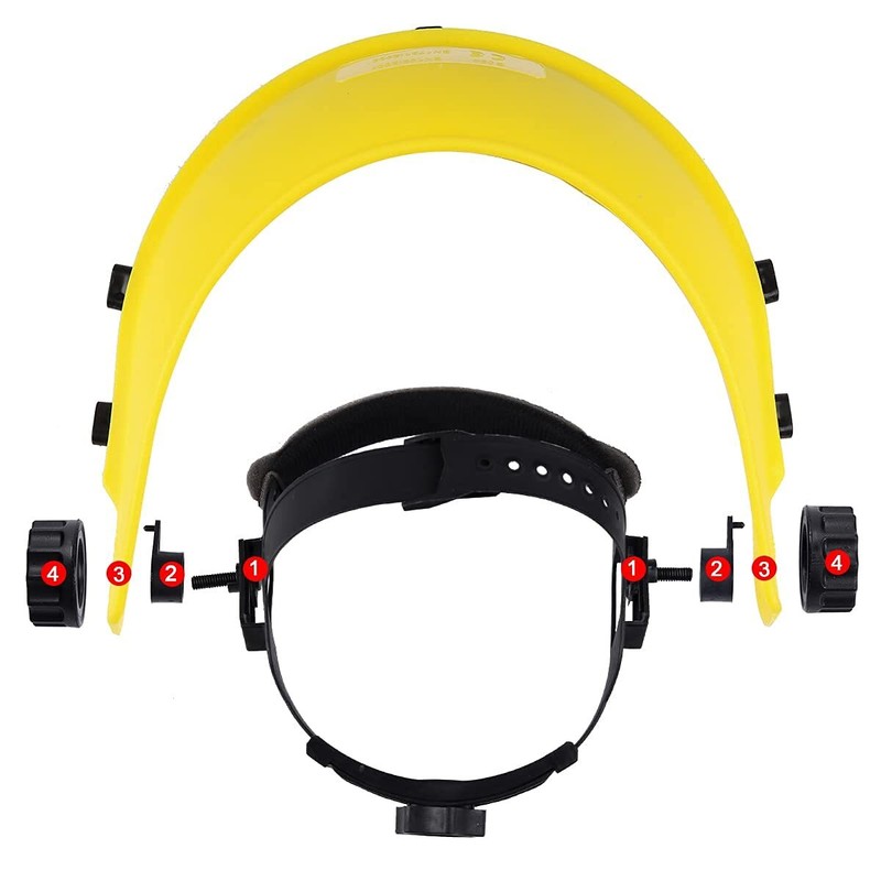 Chainsaw Weeding Full Face Shield Mesh Visor for Chainsaw Trimmer Pole Pruner gallery