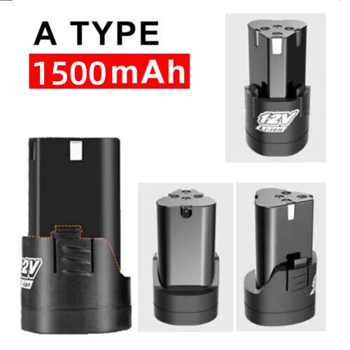 Rechargeable Li-ion Battery 1500mAh 12V for Electric Screwdriver Drill Universal gallery
