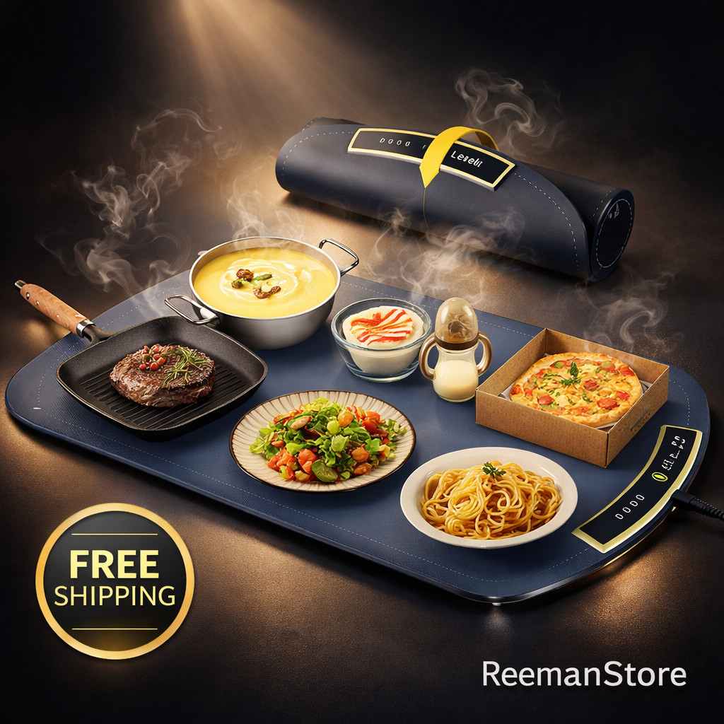 Food Warming Mat 5s Rapid Heating Electric Warming Tray with 8 Temp Setting 24" gallery
