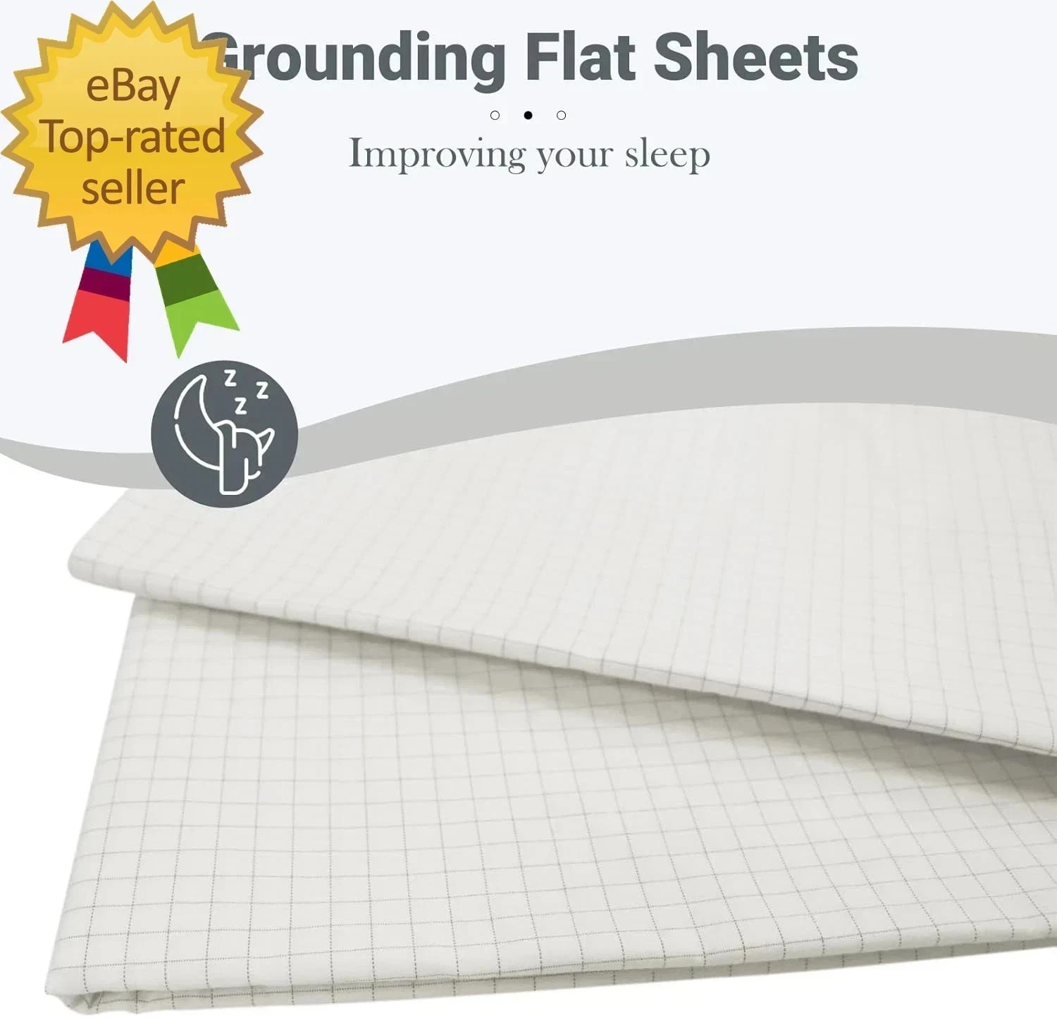 Grounding Sheets Grounding Well Bed Sheets10% Silver Fiber Grounding Flat Sheet gallery
