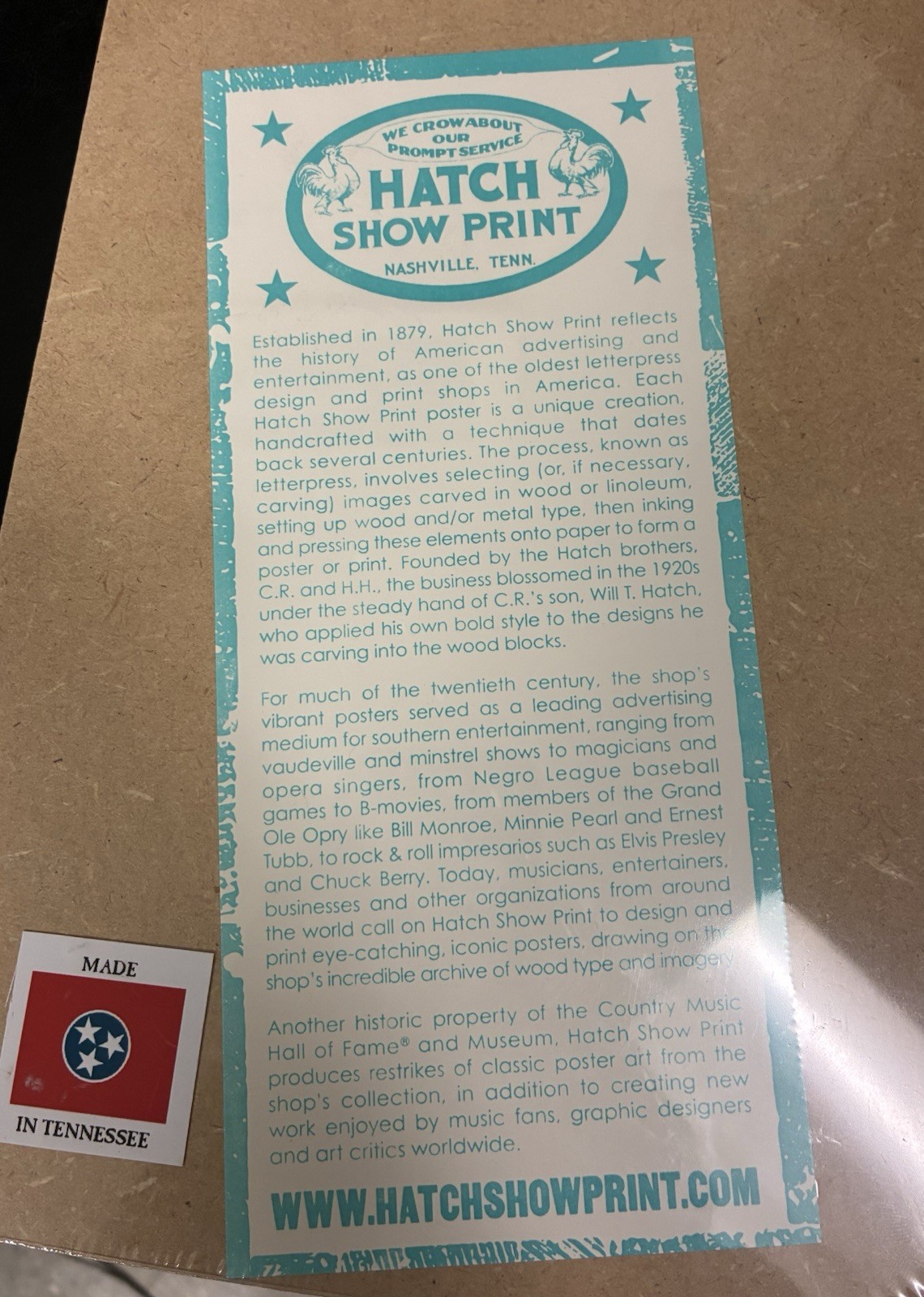 Whatever You Are Be a Good One - Hatch Show Print gallery