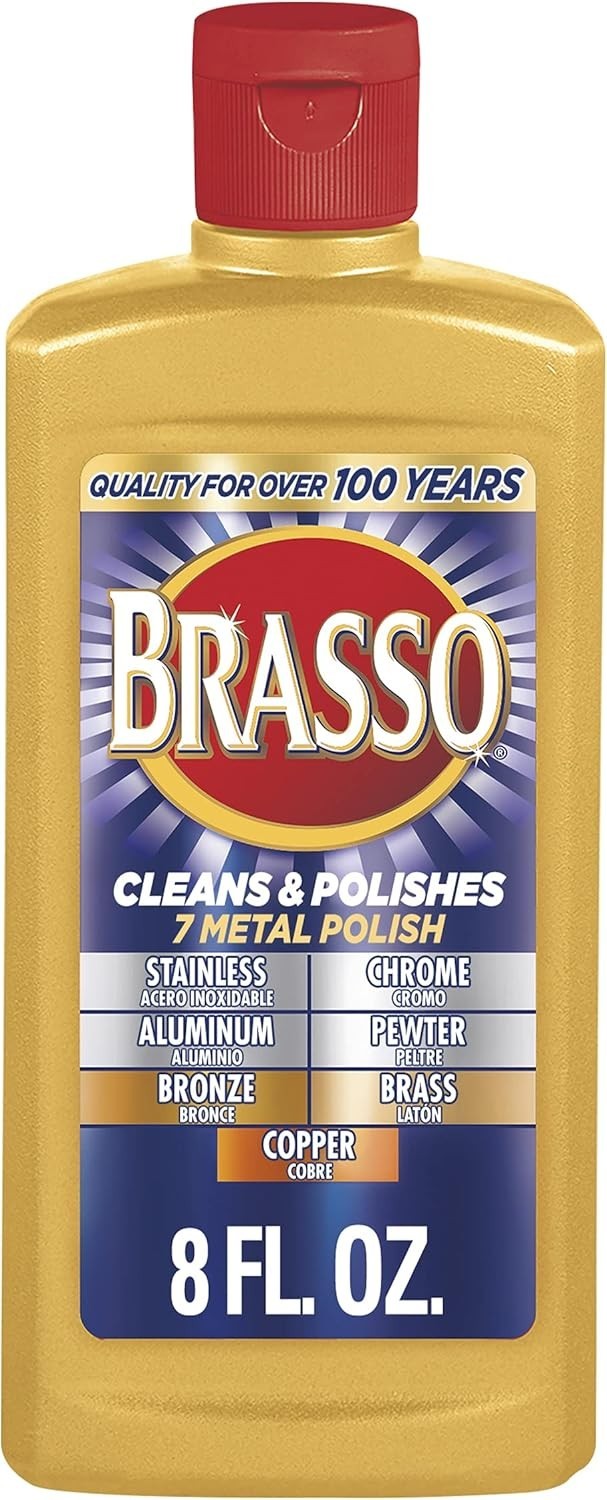 NEW Brasso-2660089334 Multi-Purpose Metal Polish, 8 oz(FAST SHIPPING) gallery