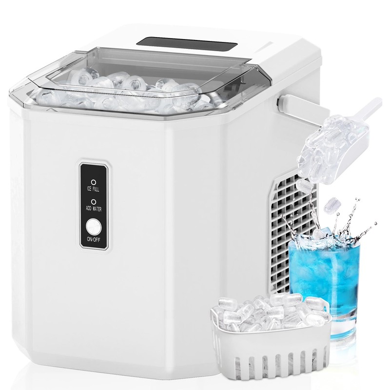EUHOMY Ice Maker Countertop 9 Cubes Ready in 6 Mins, for Home, Kitchen, Office gallery