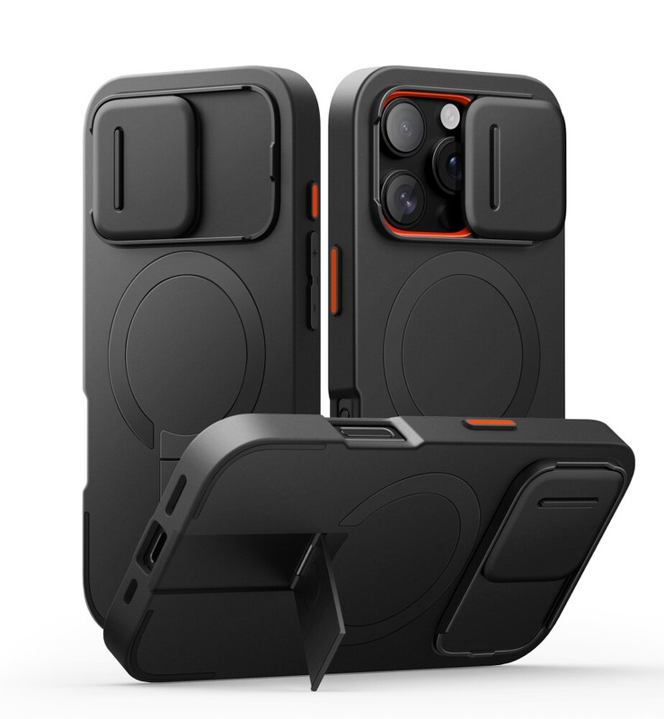 Suritch for iPhone 12/13/14/16/Pro Max Plus Case with Camera Slide Cover MagSafe