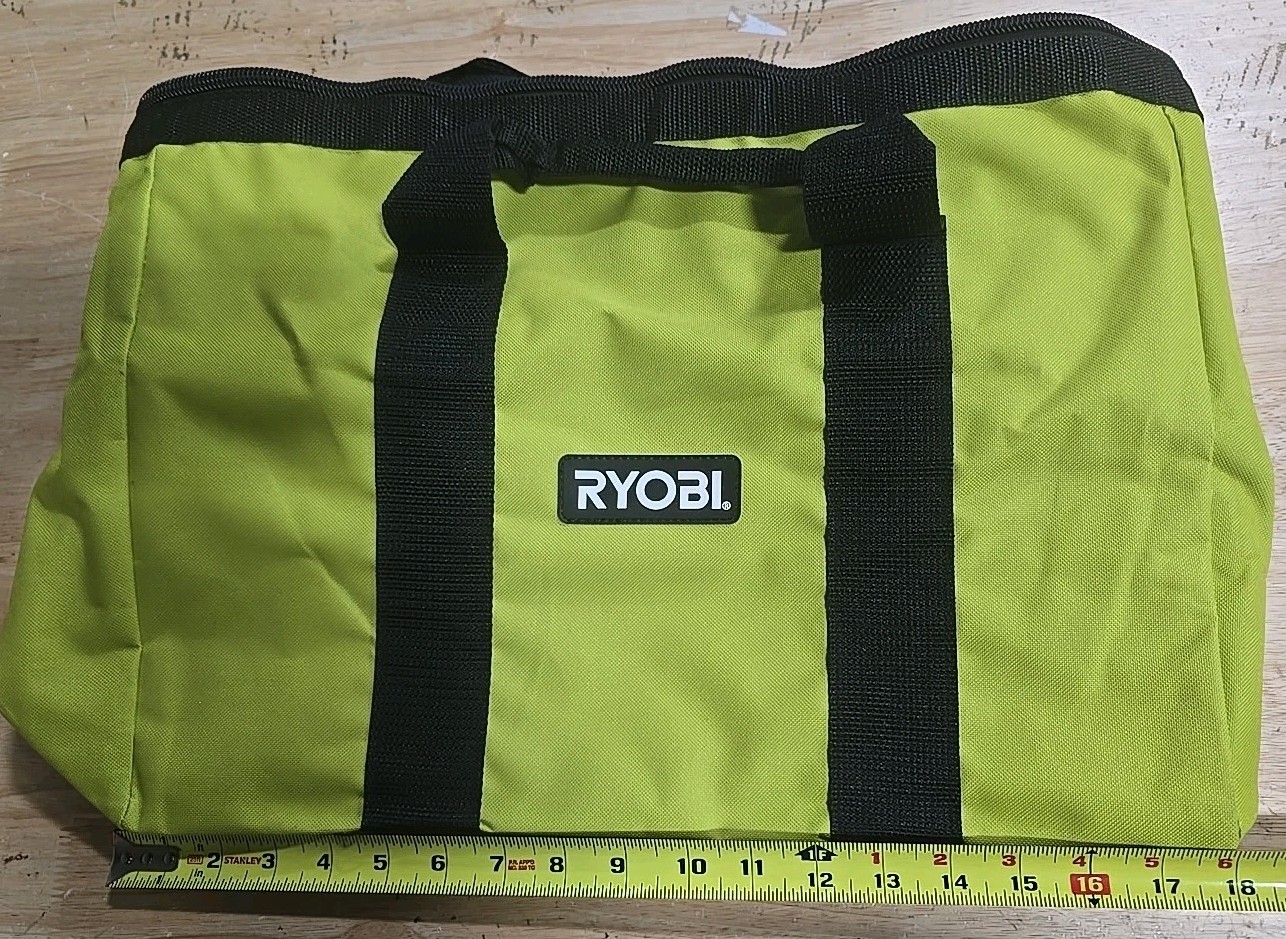 Ryobi Contractor Canvas Tool Bag PACK OF 2 BAGS- Genuine 18"x12"x10" gallery