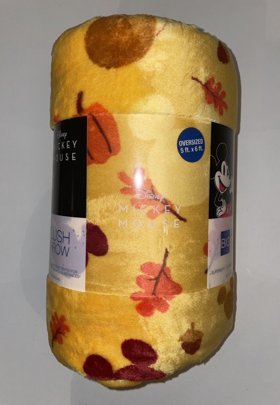 The BIg One Throw Blanket, Mickey Mouse Disney Fall Print, 60 x 72 inches gallery