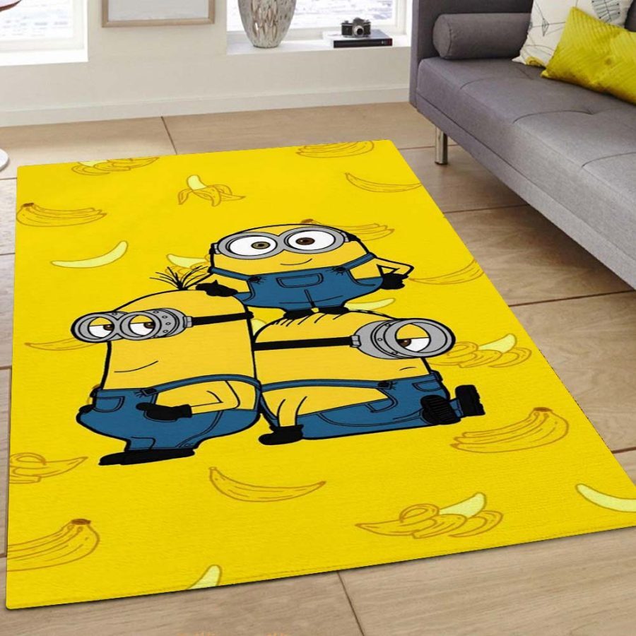 Minions Rug All Characters Design Cartoon Carpet for Playroom Decor gallery