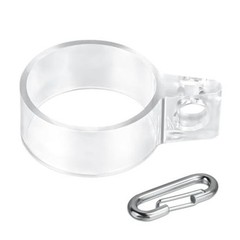 Bottom Flag Harness, Flag Pole Rings for 15 and 20 ft Ground Set Telescoping