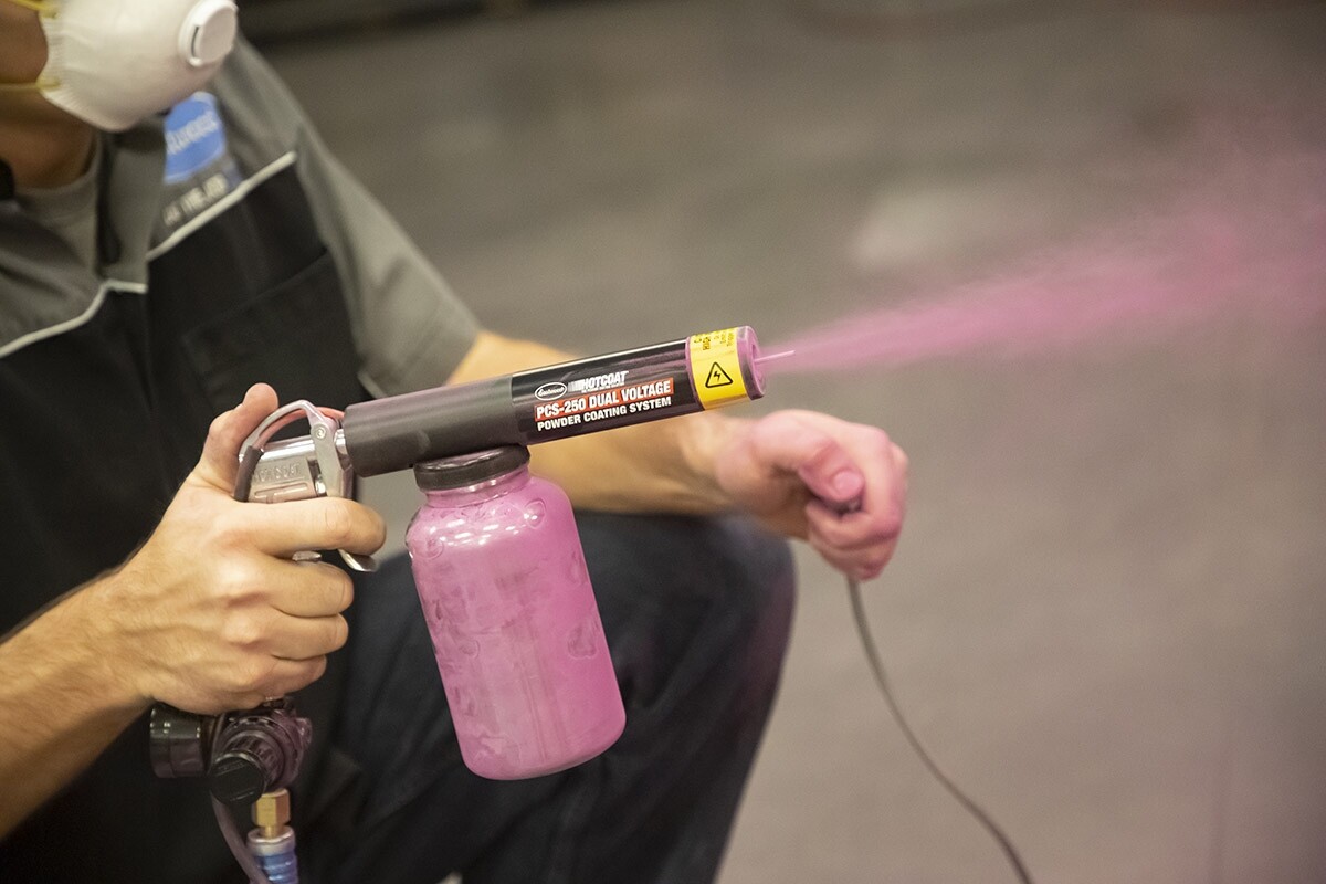 Hotcoat PCS-250 Economical Dual Voltage Powder Coating Gun Standard 120v 60 Hz gallery