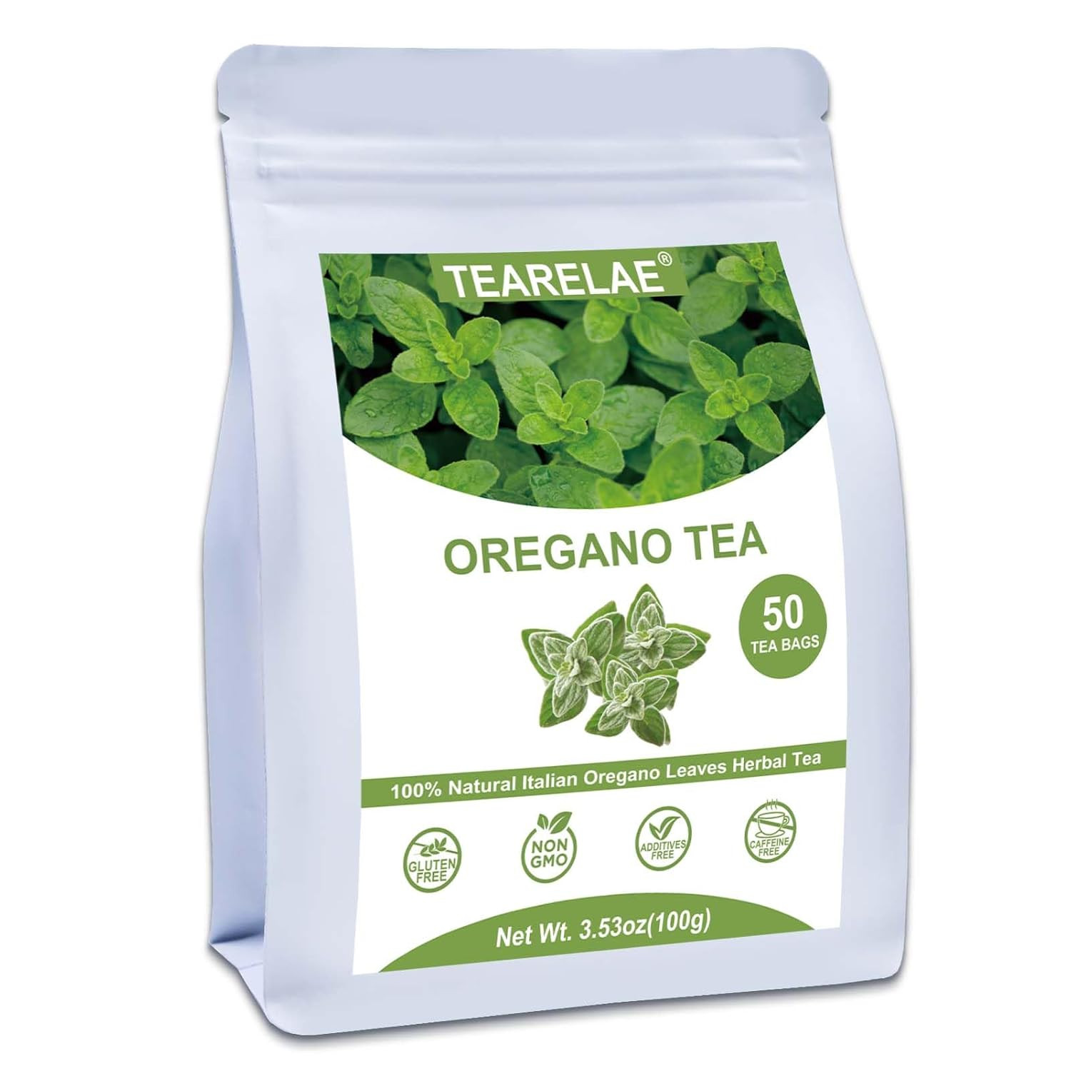 - Oregano Tea Bags - 50 Count - Premium Natural Oregano Leaves - Aid in Digestio gallery