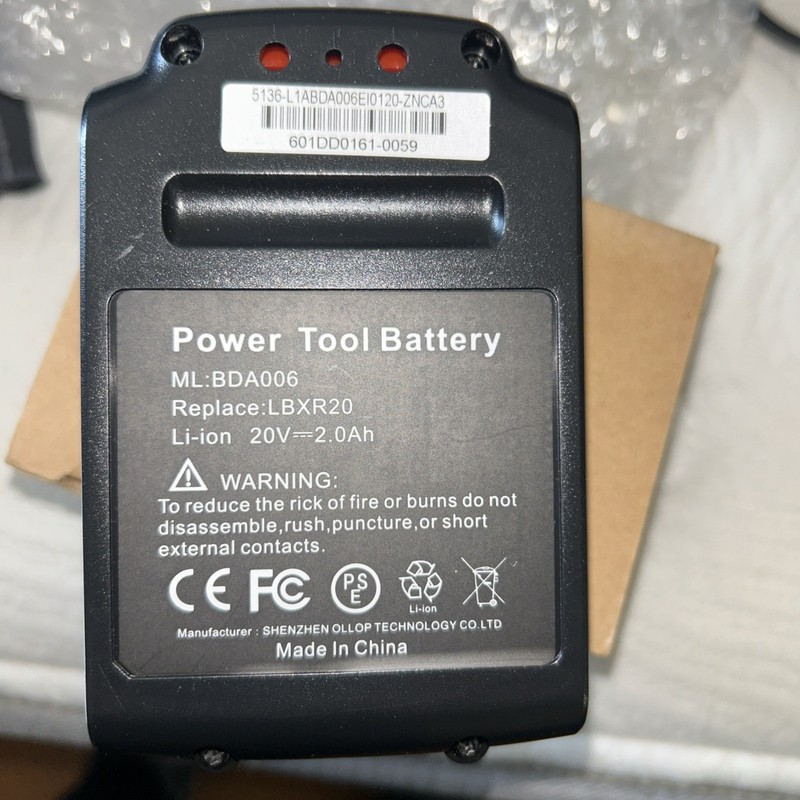 1 Pack 20V MAX For Black & Decker 20Volt Lithium Battery LBXR20 LB2X4020 gallery