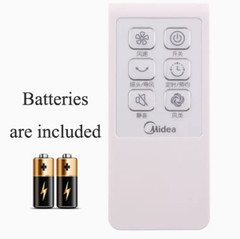 1Pc Original Remote Control For FS40-6DR FS40-15GR FS40-13GR Midea Electric Fan