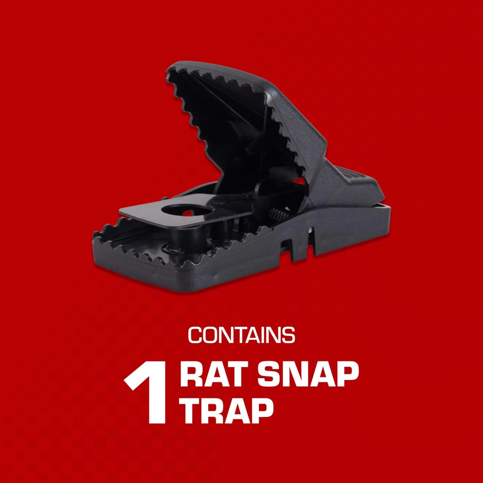 Tomcat Rat Snap Trap Plastic Rat Trap Reusable Heavy-Duty 1-Pack Black gallery