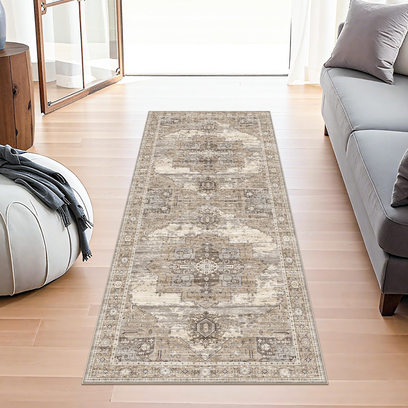 RUUGME 2x5 Oriental Runner Rug - Runner Rugs for Small Living Room/Bedroom/Di... gallery