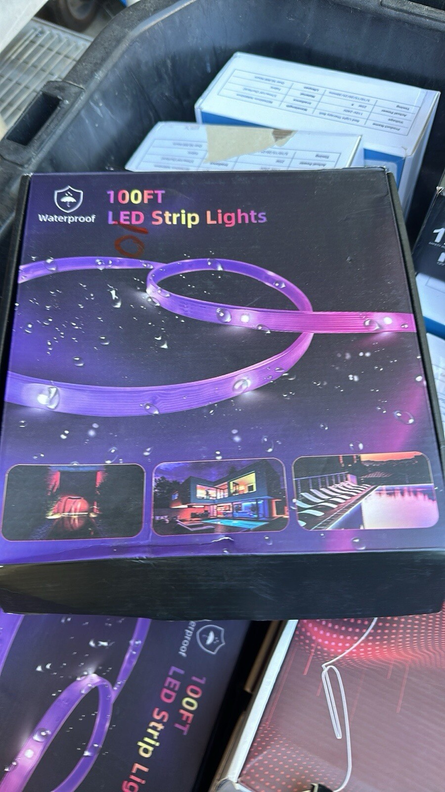 YORMICK 33ft Waterproof LED RGB Strip Lights gallery