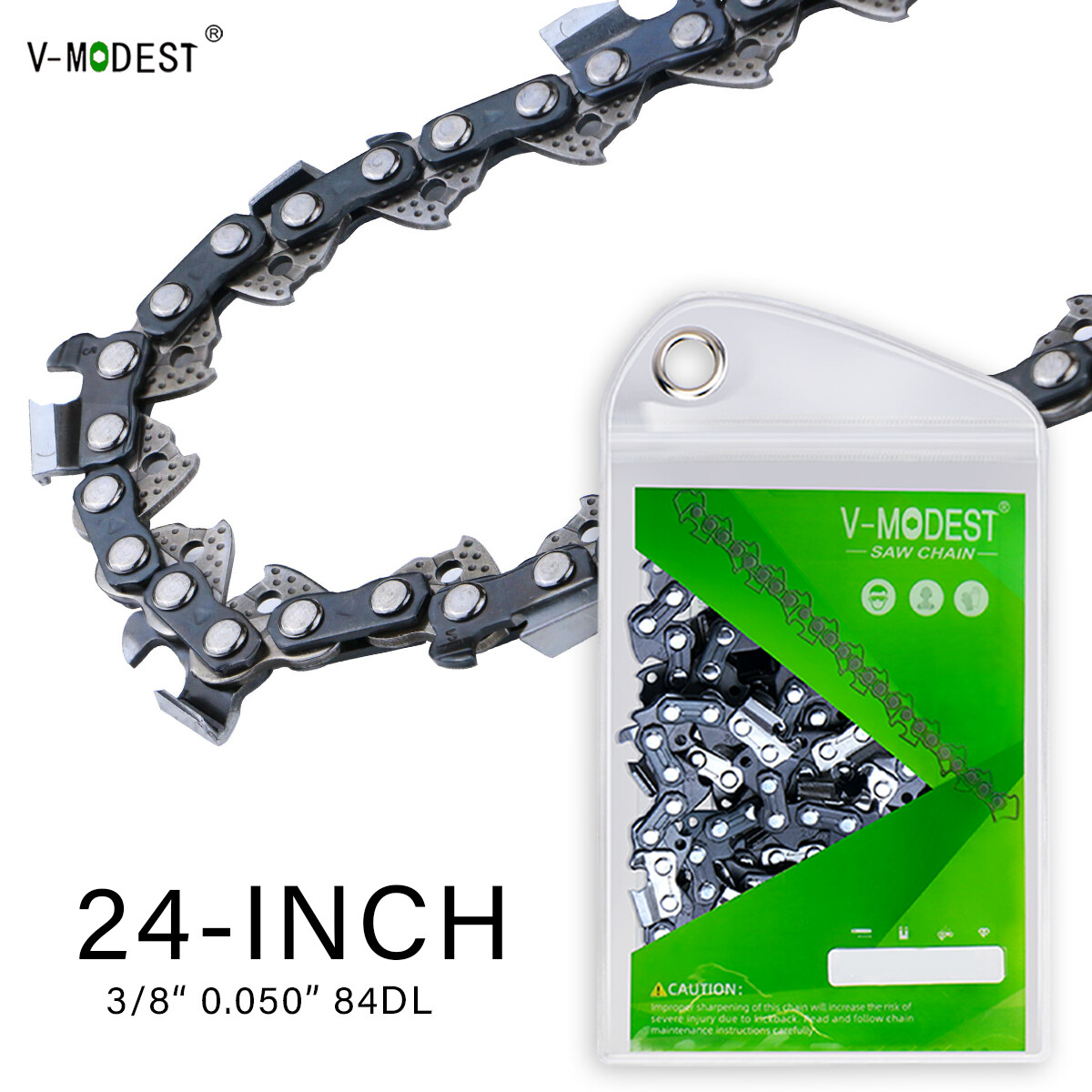 24" Chainsaw Chain 3/8"-.050"-84DL For STIHL MS 391/MS 362/MS 550i/MS 270 etc. gallery