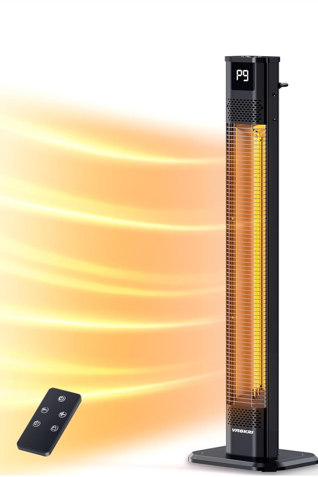 42in Infrared Indoor & Outdoor Use Heater 9 Heat Levels IPX5 Waterproof w/ Remot gallery