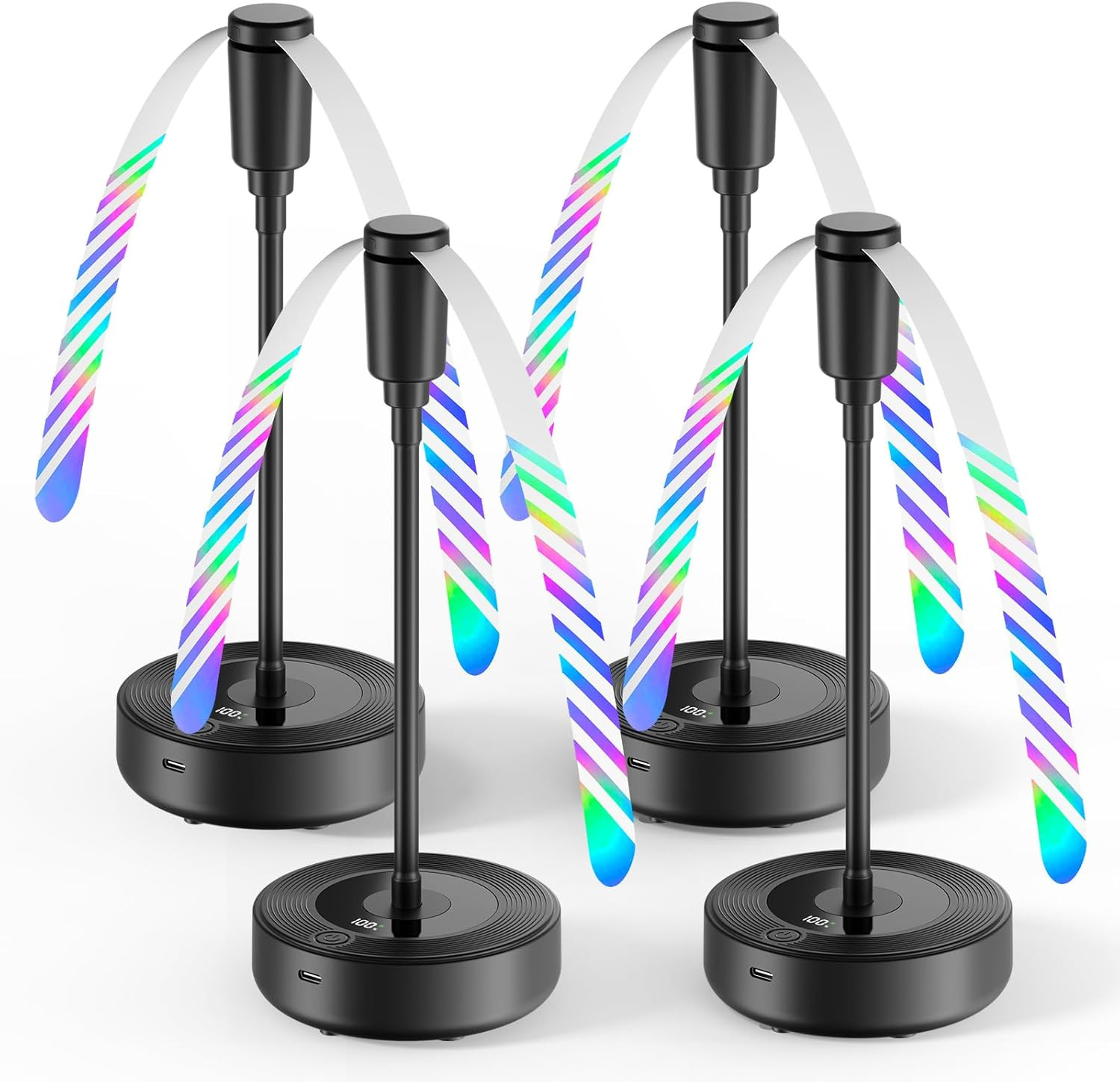 Fly Fans for Tables, 2000Mah Rechargeable Battery Operated Food Fan Lasts 20 Hrs gallery