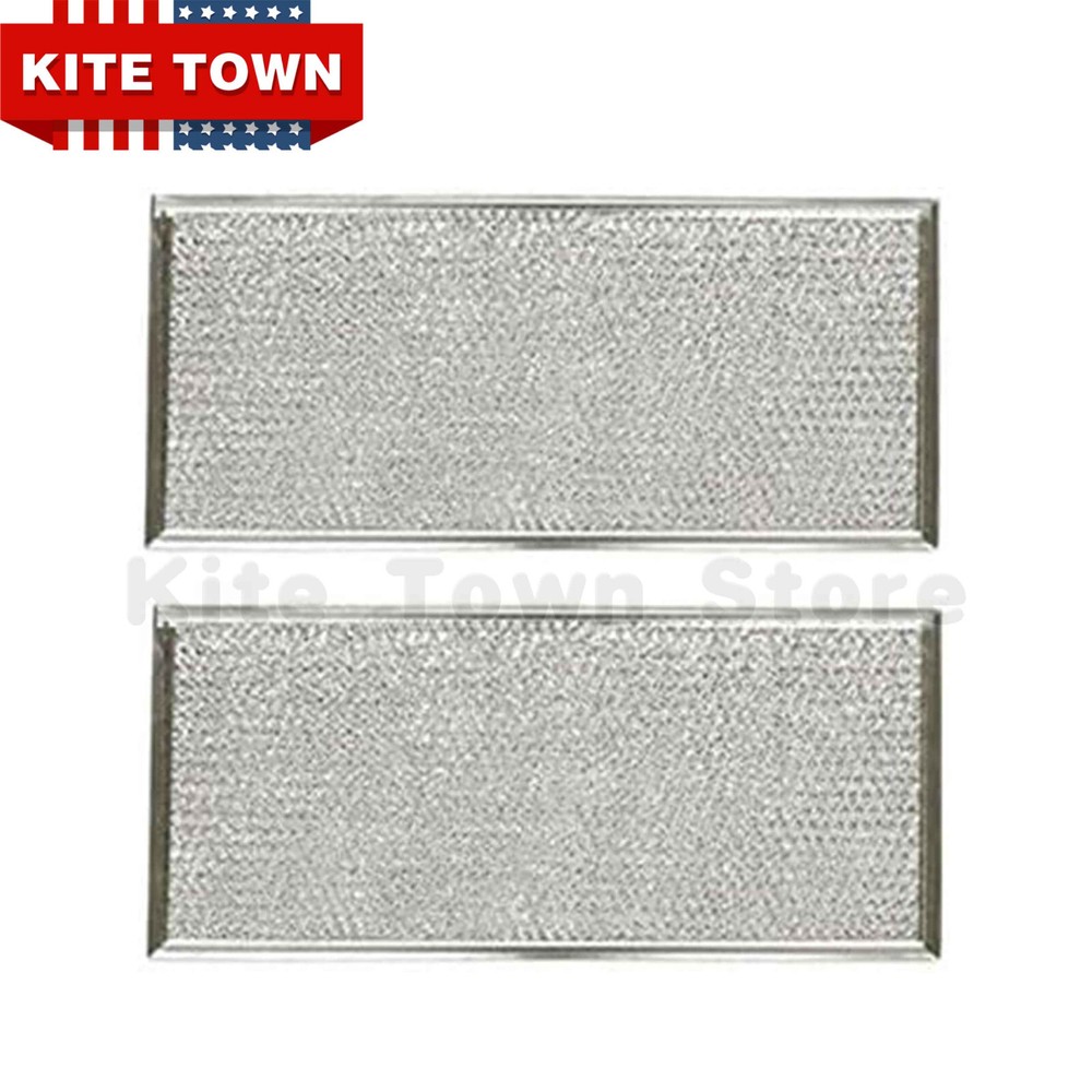 2 PK Compatible With Whirlpool W10208631A Aluminum Mesh Microwave Grease Filters