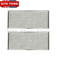 2 PK Compatible With Whirlpool W10208631A Aluminum Mesh Microwave Grease Filters