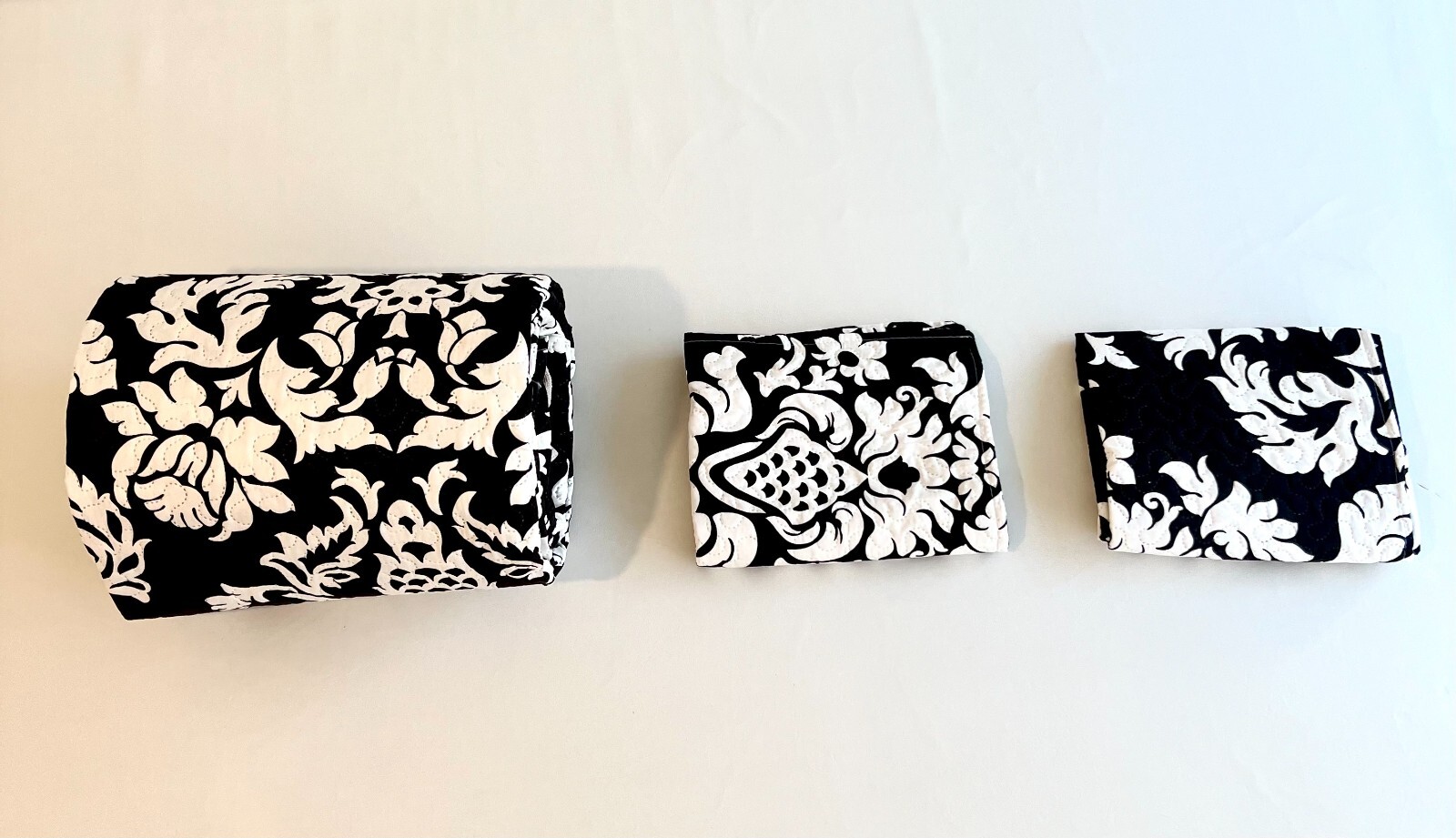 3-Piece Quilt Set Bedspread Lightweight Reversible Coverlet Set Damask gallery