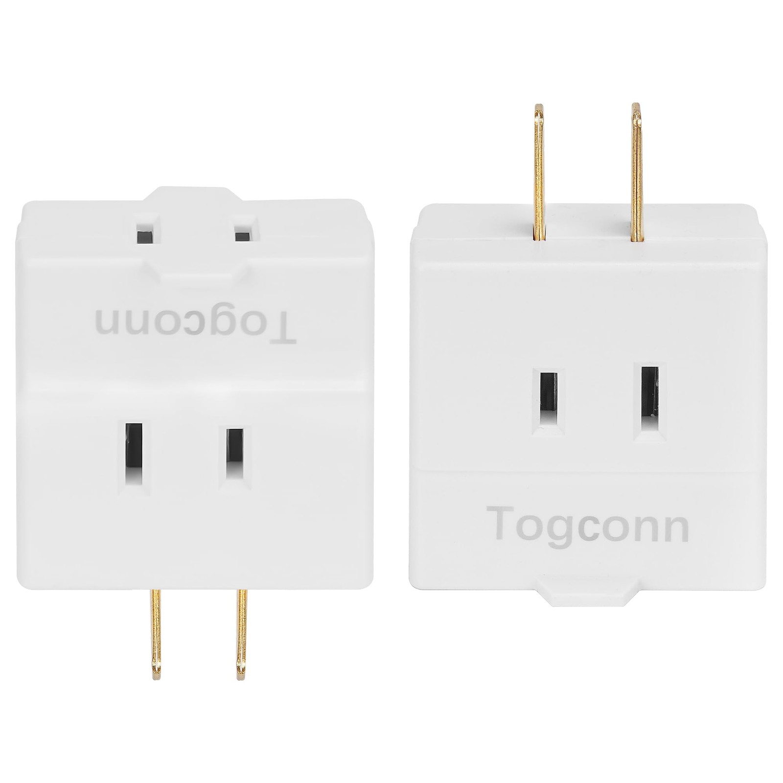 2-Prong 3-Outlet Polarized Wall Extender 2 Pack - 2 Pack, 2 Prong gallery