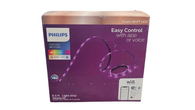 Philips 6.6 ft. Smart Plug-in Color & Tunable Wi-Fi Connected Strip Light gallery
