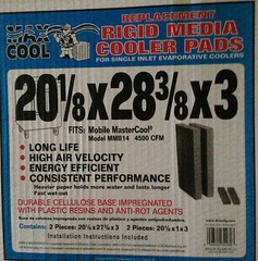 NEW PORTABLE MOBILE MASTERCOOL MMB14 EVAPORATIVE SWAMP/EVAP COOLER PADS