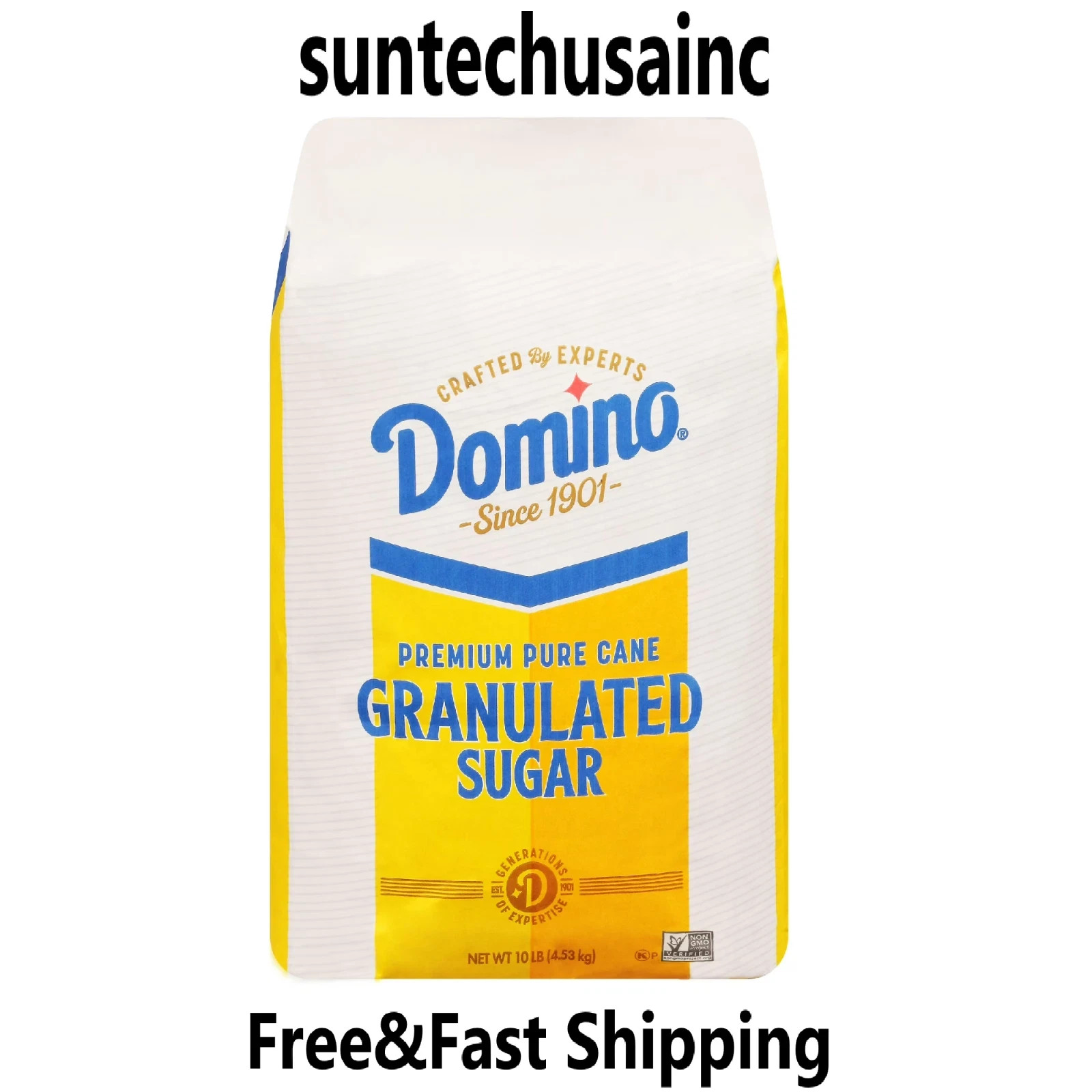 Domino Premium Pure Cane Granulated Sugar, 10 lb Free and Fast Shipping gallery