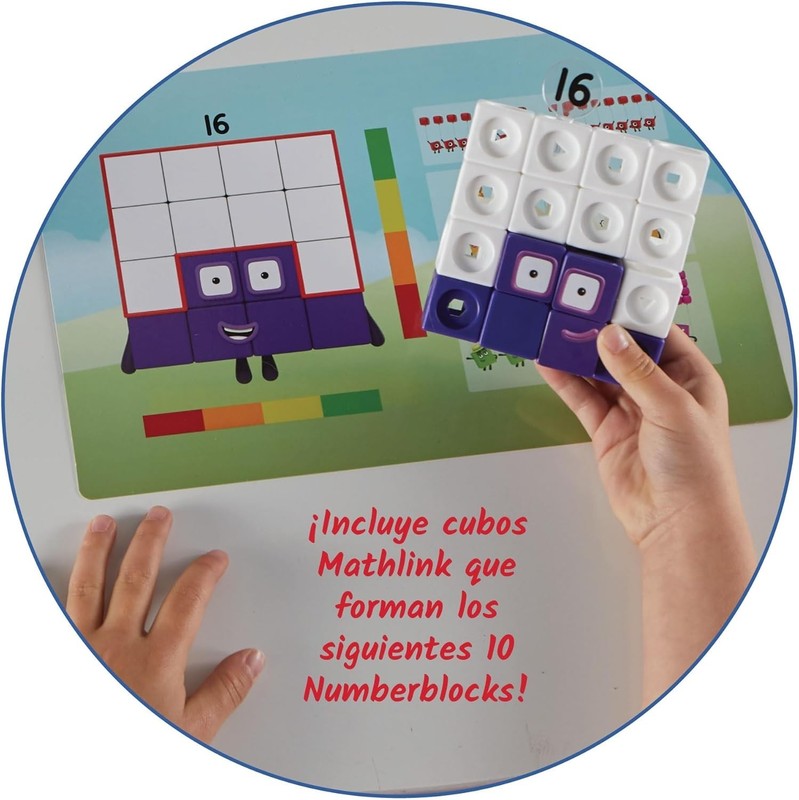 Numberblocks Mathlink Cubes 11-20 Activity Set, 30 Numberblocks gallery