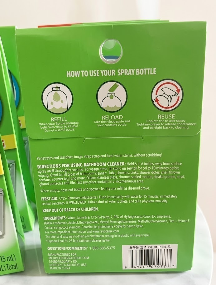 10 Deodorizing Bathroom Cleaner Concentrated Pods with 3 Refills gallery